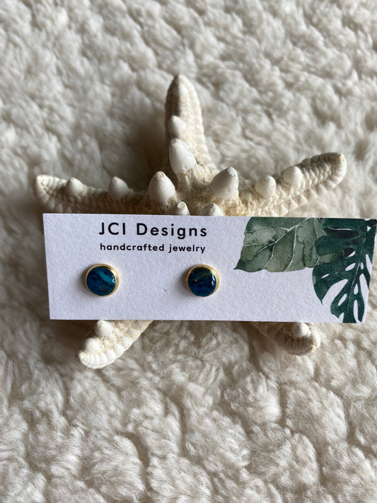 Turquoise micro studs