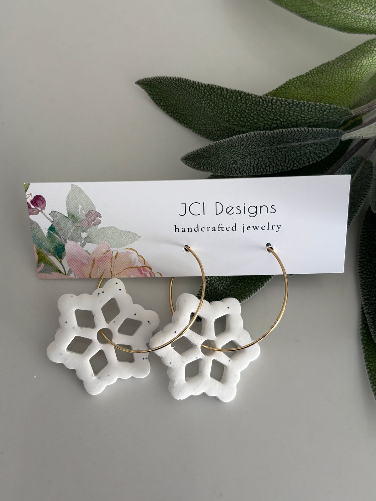 Snowflake hoops