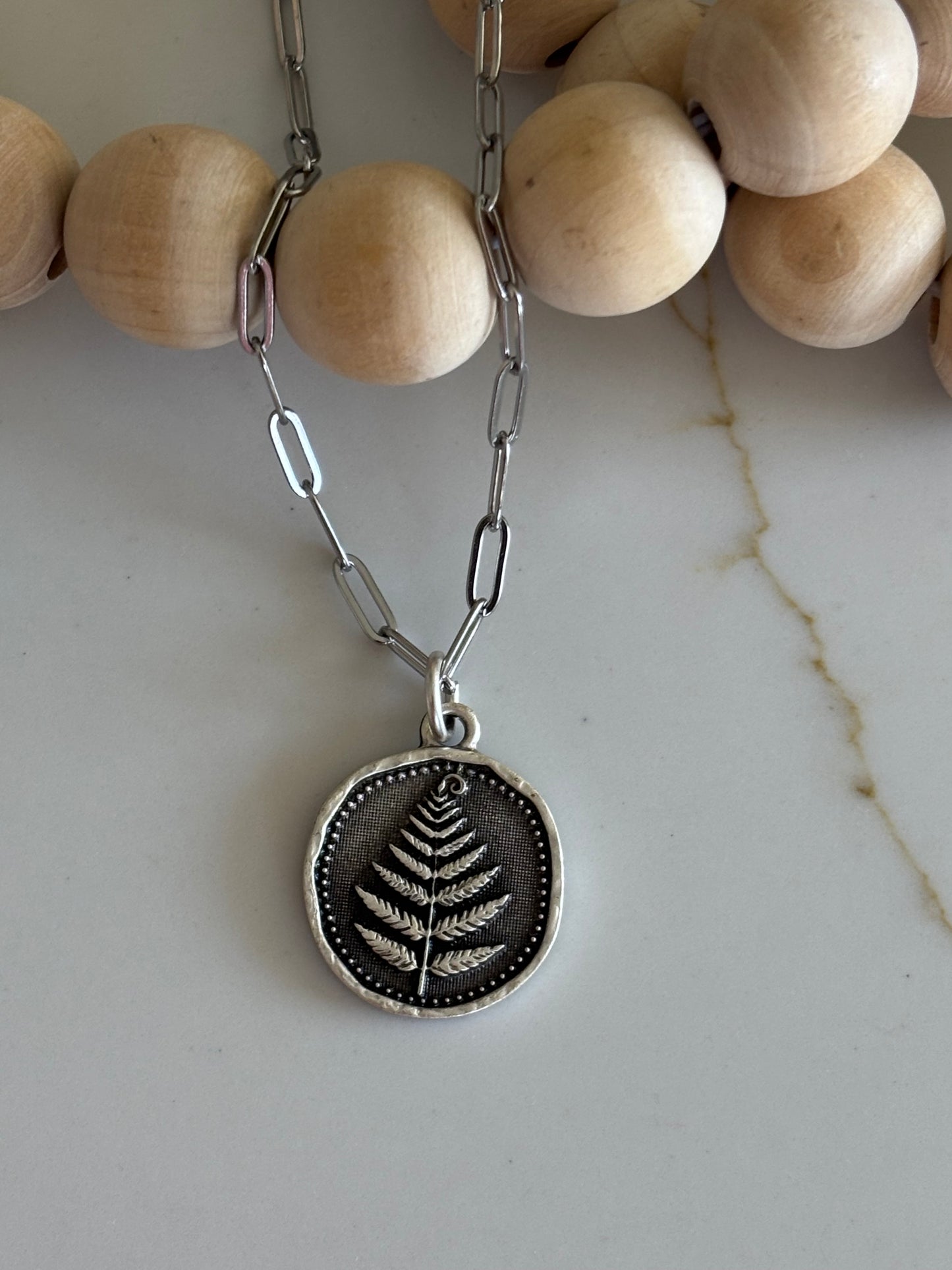 Fern necklace