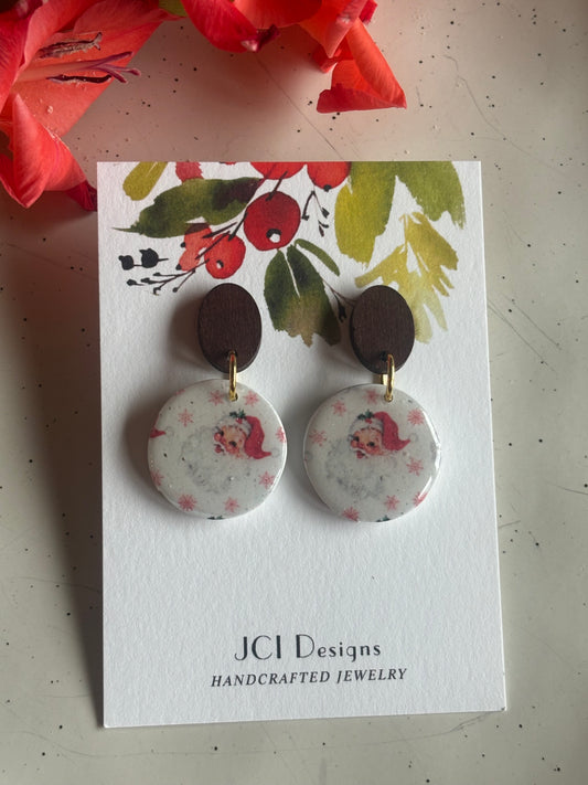 Santa printed danglers