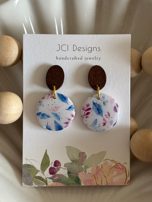 Falling leaves in pink