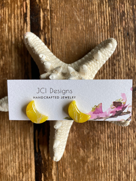 Sunshine moon studs